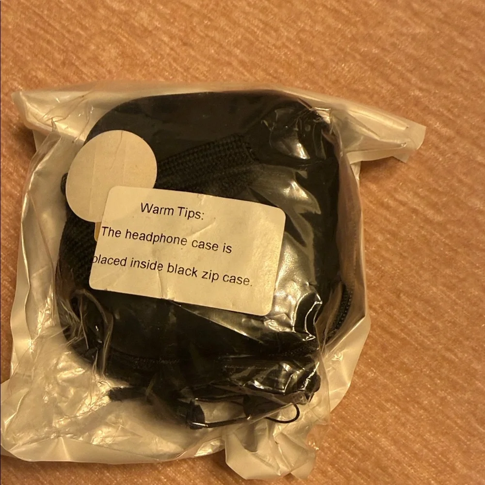 Black Headphone Case